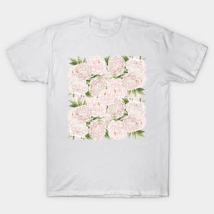 Romantic pink peonies T-Shirt